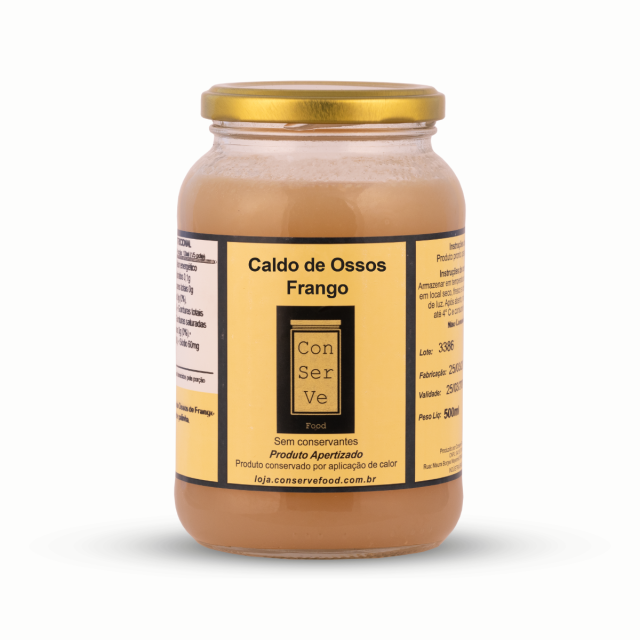 Caldo de Ossos de Frango Neutro - 500ml