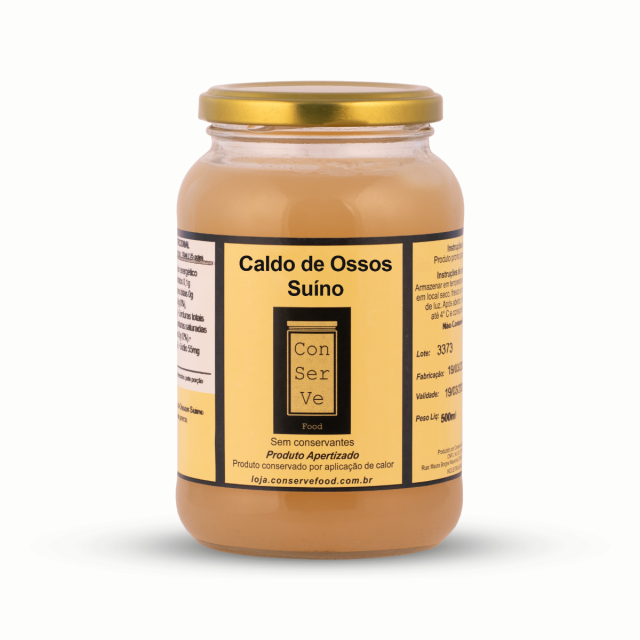 Caldo de Ossos Suíno Neutro - 500ml