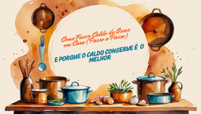 Como fazer Caldo de Ossos (Passo a Passo) + Por que o Caldo Conserve é a melhor opção